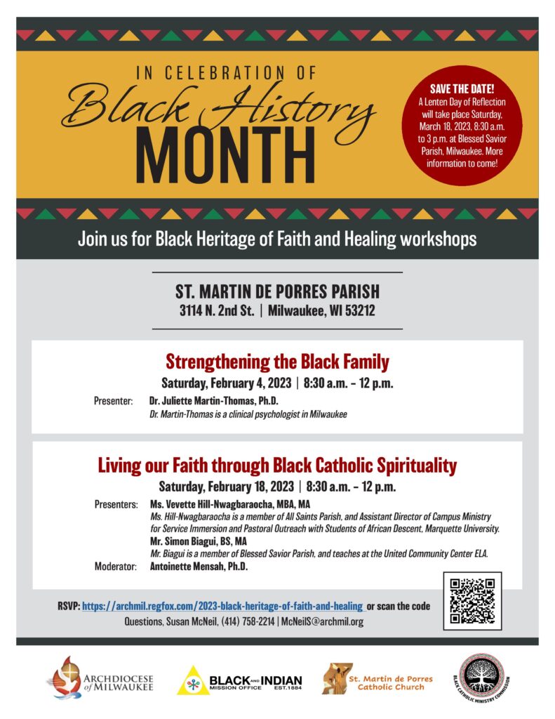 2023 Black History Month Flyer v3-page-001 – All Saints Catholic Church Milwaukee